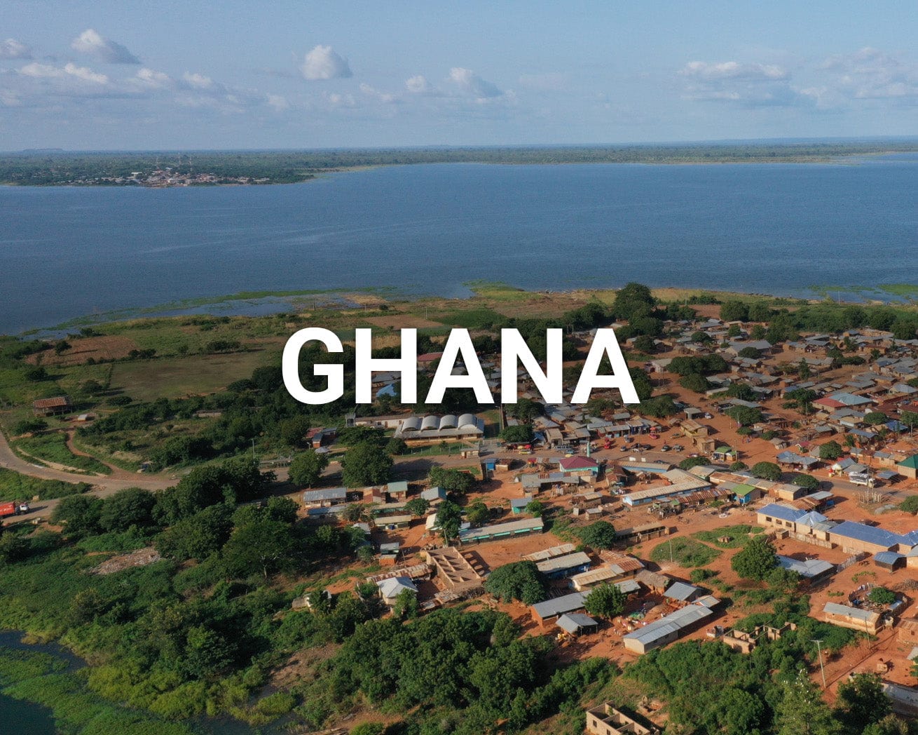 Ghana landscape planting region