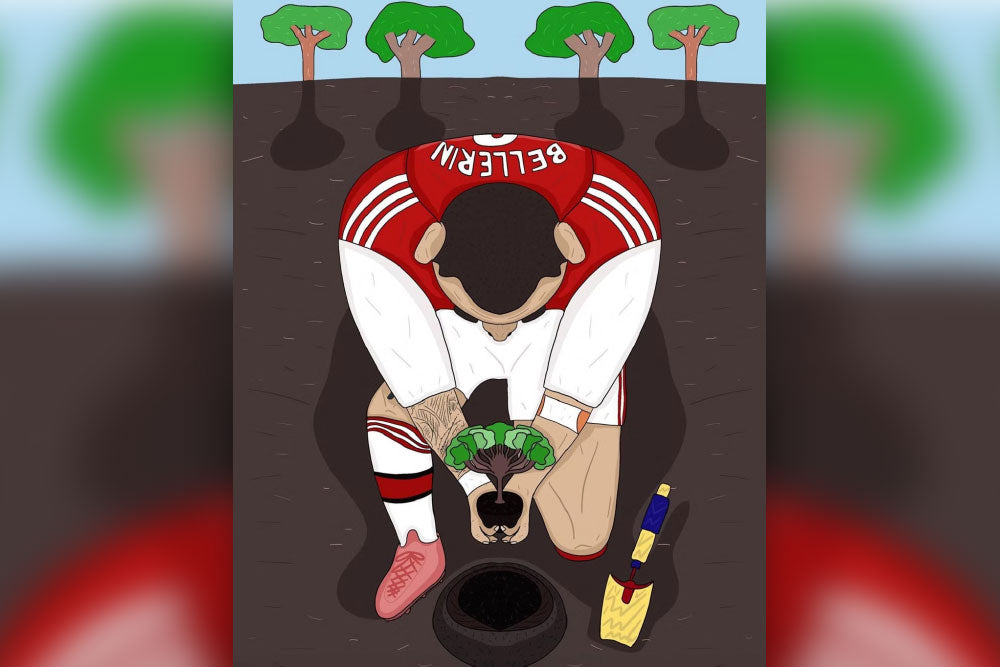 Reforesting the Amazon and Spain - Hector Bellerin fan art